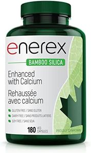ENEREX - Bamboo Silica - Premium Bone, Skin, Hair and Nail formulation, 180 capsules