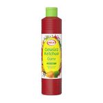 Hela Delikat Curry Ketchup 800ml, to refine dishes, suitable for cooking or dipping, typical German curry ketchup