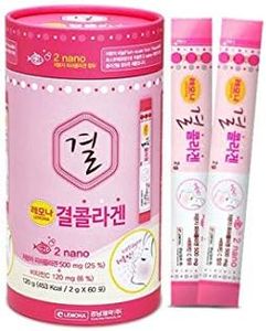 LEMONA COLLAGEN 2 NANO Collagen from Korea (1 bottle contains 60 sachets / 1 sachet with 2 grams)