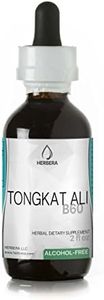 Tongkat Ali B60 Alcohol-Free Herbal Extract Tincture, Organic Tongkat Ali (Eurycoma Longifolia) Dried Root (2 fl oz)