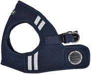 Puppia Soft Mesh Dog Vest Navy with Reflective Strips Extra Large