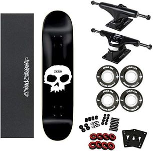 Zero Skateboards Complete Single Skull 8.0" with 83A Soft Wheels