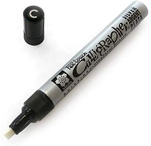 Sakura - Pen-Touch Calligrapher - Medium Calligraphy Marker - Silver #53 - Single