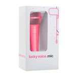 Lucky Voice Karaoke Microphone for Adults & Kids - Pink - Portable Handheld Mic for Karaoke Machines, PA Systems, Speaker Amps - 5m Long Cable