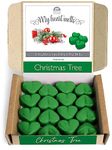 Christmas Tree Wax Melts: Heart Shape, Vegan & Pet Friendly, Pine Wax Melts Candle Alternative