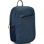 Wesley Unisex Milestone Casual Waterproof Laptop Office School College Business Travel Backpack (Dimensions: 12.5x18 inches) (Compatible with 15.6 inch laptops), Navy Blue