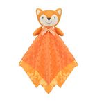 Pro Goleem Fox Lovey for Baby Orange Soft Security Blanket Unisex Lovie Gift for Newborn Toddler 16 Inch