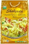 Shahzada Diabetic Friendly, Specially Processed Basmati Rice 10 lbs | Low G.I. Index Value, 100% USDA ORGANIC Certified Rice, Extra Long Grain, Vegan NON-GMO, Vegan, Gluten, Soy, Egg Free, Resealable Zip-Lock Bag to Seal Freshness-Tradition of Quality |10 Pound Packing – 160 Oz