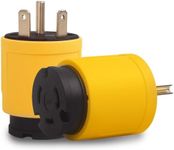 Aceup Energy RV Adapter, 30 Amp NEMA TT-30P Male Plug to L5-30R Female Outlet Output 125V, Generator Power Adapter (1PCS)