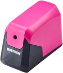 Bostitch Office Battery Pencil Sharpener, 4X Longer Cutter Life, Tip Saver Technology, Pink