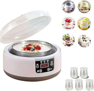 36 Hour Yogurt Maker,Yogurt Maker Machine With Adjustable Time & Temp Control,Yogurt Maker Automatic Digital Yoghurt Maker Machine,Lcd Display With Constant Temperature (white)