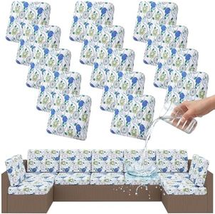 Smiry Waterproof Patio Cushion Covers, Stretch Outdoor Furniture Covers