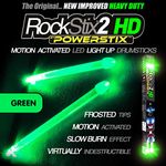 SCREAMIN' GREEN - LED LIGHT UP DRUM STICKS - ROCKSTIX FIRESTIX