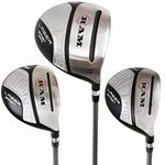 Ram Golf Laser Offset Graphite Wood Set 12° Driver 3 & 5 Wood Inc. Headcovers