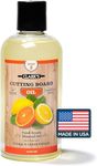 CLARK'S Chopping Board Oil - Food Grade Mineral Oil for Chopping Boards, and Butcher Blocks - Cutting Board Oil with Orange and Lemon Extracts - Mineral Oil Restores and Protects All Wood - 12oz