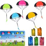 Parachute Toys for Kids, 10PCS Children's Parachute Toy Soldiers, Hand Throw Parachute Man Soldier Toy Set, Throwing Parachute Outdoor Games, Army Men Toys Outdoor Flying Toy for Boys and Girls