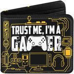 Bistup Cute Teen Boys Wallet, 2-Game Player, Compact