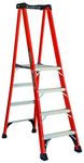 Louisville Ladder FXP1804HD Fiberglass Pro Platform Ladder, Type IAA, 375-Pound Load Capacity, 4-Feet by Louisville Ladder