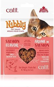 Catit Nibbly Cat Treats, Healthy Baked Treats, Salmon, 3.2 Oz