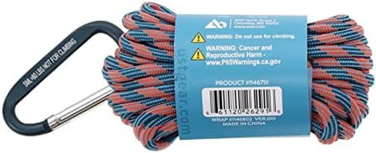 UST 30 Foot ParaTinder Utility Cord with Heavy Duty Paracord and Flammable Thread Core for Emergency, Hiking, Camping, Backpacking or Outdoor Survival