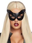 Leg Avenue Women's Vinyl Cat Mask Costume Accessory, Black, One Size