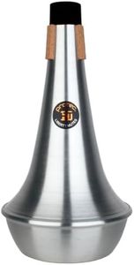 Pro Tec Protec Liberty Bass Trombone Aluminum Mute-Straight, Model ML108, Silver, Black, Brown