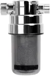 GLACIER FRESH Water Filtration Shower Filter reduces rust and sediment and prevents scale buildup.