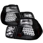 Spyder BMW E46 3-Series 99-01 4DR LED Tail Lights - Black by Spyder Auto