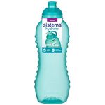 Sistema Squeeze Twist 'n' Sip Sports Water Bottle | 460 ml | Leakproof Kids Water Bottle | BPA-Free | Assorted Colours (Not Selectable) | 1 Count