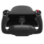 Honeycomb Alpha LITE - compact yoke for flight simulation, 180 rotation, programmable buttons, sturdy steel shaft, clear design perfect for sim beginners, compatible with MSFS 20/24 for PC