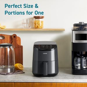 COSORI 2L Air Fryer – Compact Black Healthy Cooker