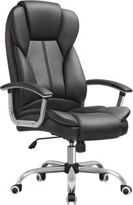 SONGMICS Office Chair – Ergonomic Desk Chair, Ink Black