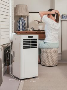 Meaco MeacoCool Pro 14,000 BTU Portable Air Conditioner – Wi-Fi, Low Noise, Window Kit