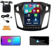 WOSTOKE Tesla Style Car CarPlay Android Auto Navigation Stereo GPS Radio Reverse Camera 9.7" IPS Touchscreen Headunit Tablet Media Player Ford Focus 2012-2018, if Applicable Octa Core 4G+64G B