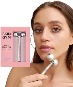 SKIN GYM Face Sculptor Beauty Roller - Stainless Steel Face Roller Massager Tool for Wrinkles and Lifting, Anti Aging Facial Roller to Release Muscle Tension, Contour Face and Improve Skin Appearance