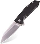 Kawtco Tactical Folding Pocket Knife 3.5" D2 Drop Blade G10 Handle W/Clip for Men Woman Outdoor EDC Fathers Day Gift