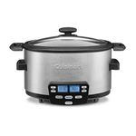 CUISINART MSC-400 3-in-1 4 Quart Multi-Cooker, Silver/Saute, Steamer