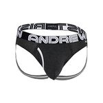 Andrew Christian Mens Underwear Fly Jock w/Almost Naked® Charcoal - Grey - 1 x Size L