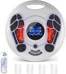 Foot Circulation Machine for Feet and Legs - Circulation Blood Booster - TENS & EMS Foot Massager with 99 Intensity Levels & 25 Modes, Relieve Pain Relax Muscles Fight Tired