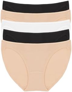 Felina Smooth Low Rise Bikini Panties - Seamless Underwear for Women, Panties for Women (5-Pack)