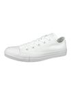 Converse All Star Low Trainers White Mono Canvas - 8 UK