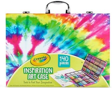 Crayola Inspiration Art Case Coloring Set - Pink (140ct), Art Set For Kids, Kids Drawing Kit, Art Supplies, Easter Gift for Girls & Boys [Amazon Exclusive]