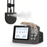 J&A Reptile Fogger, Automatic Mister for Reptile Tank, Terrarium Humidifier with Temp & Humidity Probe, Ideal for Amphibians/Paludarium/Vivarium, Grey & Black