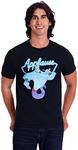 Disney Men's Aladdin Genie Applause Humor Graphic T-Shirt, Black, 4X-Large