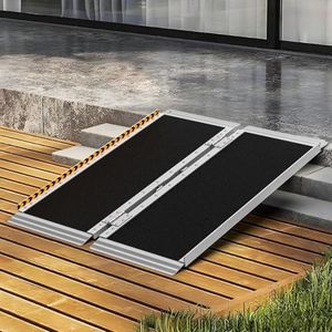 KOLOTOOL Portable Wheelchair Ramp 3FT, Non-Skid Aluminum Ramps for Wheelchairs for Home Steps, 800 LBS Capacity Handicap Ramp for Doorway, Threshold,Front Porch, Entry, Stairs 36" Lx 29.2" Wx2H