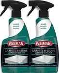 Weiman Granite Cleaner and Polish - 16 Ounce 2 Pack - For Granite Marble Soapstone Quartz Quartzite Slate Limestone Corian Laminate Tile Countertop and More