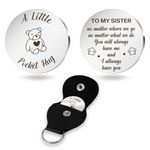 Hisxierng Keychain Pocket Hug Big Sister Gifts from Sisters Birthday Gifts for Sister Thank You Gift for Sister Gift Big Sister Gifts for Little Girls Sister in Law Gifts for Sisters Adults Christmas