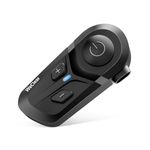 WeClear L1 Motorcycle Bluetooth Headset, Wireless V5.3 HD Audio Speakers, IP67 Motorcycle Headphones, Hands-Free Call/Music/GPS/Fast Charging/Noise Cancellation, Single Person Use