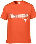 Collegiate Premium Cotton Short-Sleeve T-Shirt - Adult Sizes, Texas, Small