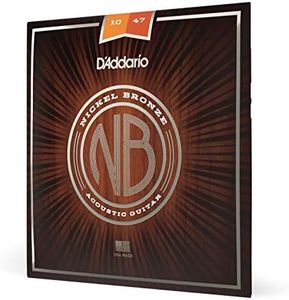 D'Addario Nickel Bronze Acoustic Guitar Strings, Extra Light